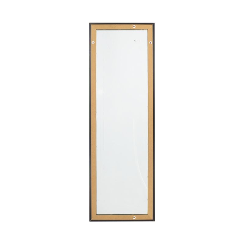 Lustro wiszące prostokątne BD art 140x50 cm do salonu przedpokoju Wenge 1 szt.