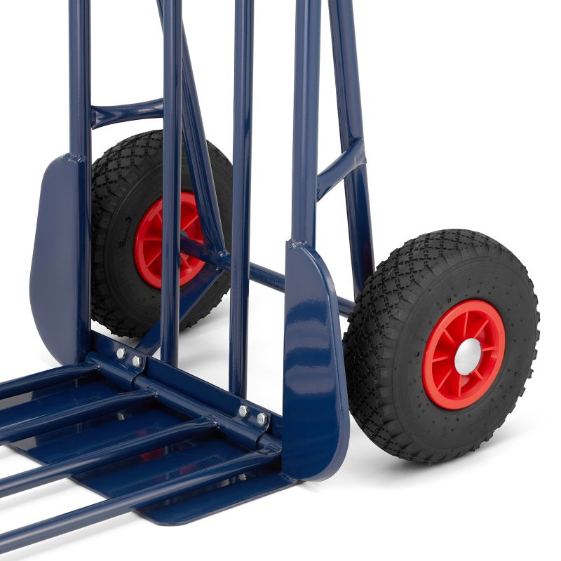 Młynarka wózek magazynowy HIGHER na drewno 280kg pompowane koła 1szt.