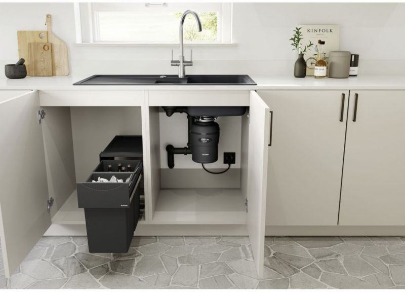 Młynek do odpadów Blanco FWD Lite, czarny, 0.5 HP, indykcyjny AC, 1 szt.