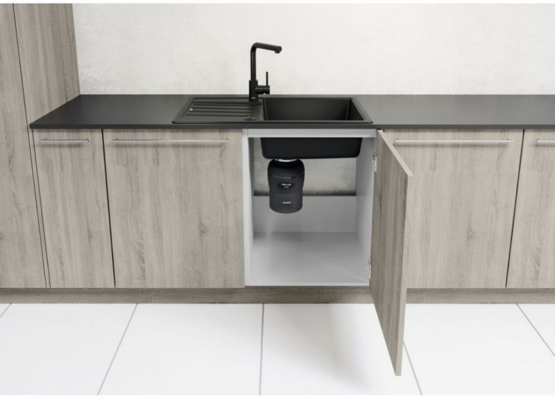 Młynek do odpadów Blanco FWD Lite, czarny, 0.5 HP, indykcyjny AC, 1 szt.
