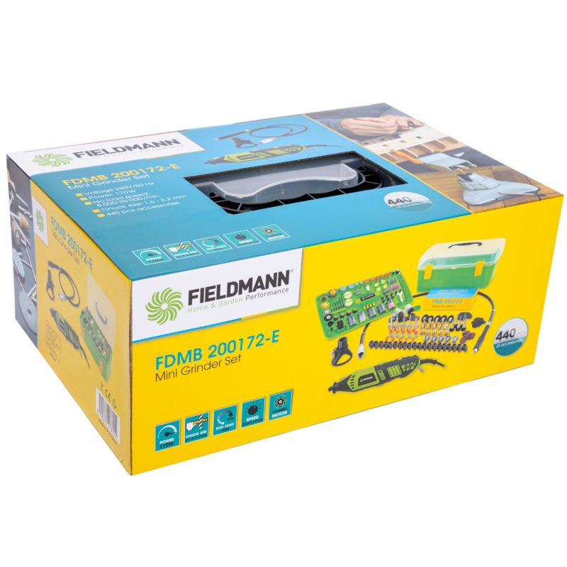 Mała Szlifierka Fieldmann FDMB 200171 Wielofunkcyjna + Akcesoria Walizka 1szt