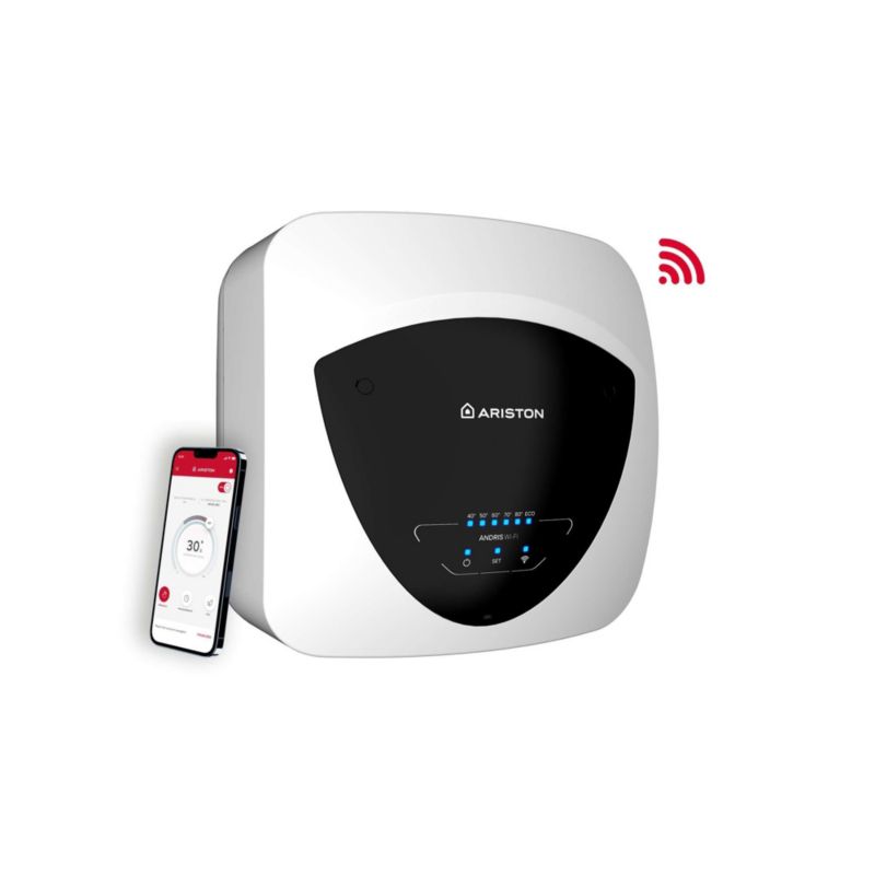 Mały bojler  elektryczny Ariston Andris Elite WiFi 30L Nadumywalkowy 1 szt.