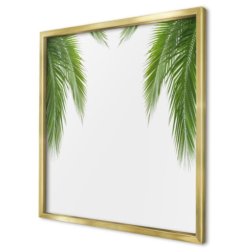 Magnetyczna tablica ozdobna Wallfluent 50x50 Egzotyczna natura w złotej ramie 1szt