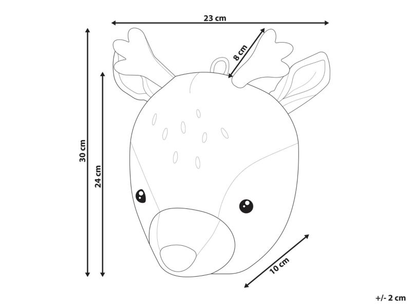 Makrama ścienna Bambi Dziecięcy Beżowy 1 szt.