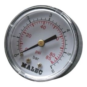 Manometr Malec pompy.pl 0-10 bar tylny