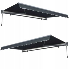 Markiza Balkonowa Gutroof Przyścienna Classic 450x300cm Tarasowa Regulowana Roleta 1 szt