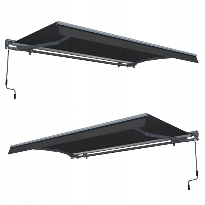 Markiza Tarasowa Premium 450x300 Grey - Gutroof 1 szt