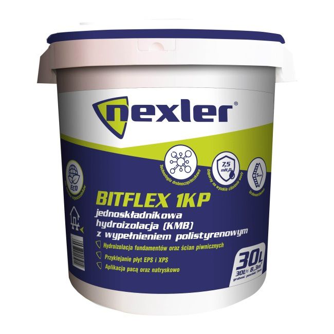 Masa hydroizolacyjna grubowarstwowa Nexler Bitflex 1KP 30 l