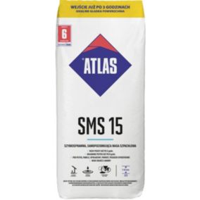 Masa szpachlowa Atlas SMS 15 samopoziomująca szybkosprawna 25 kg
