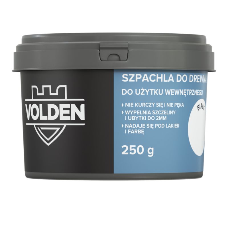 Masa szpachlowa do drewna Volden biała 250 g