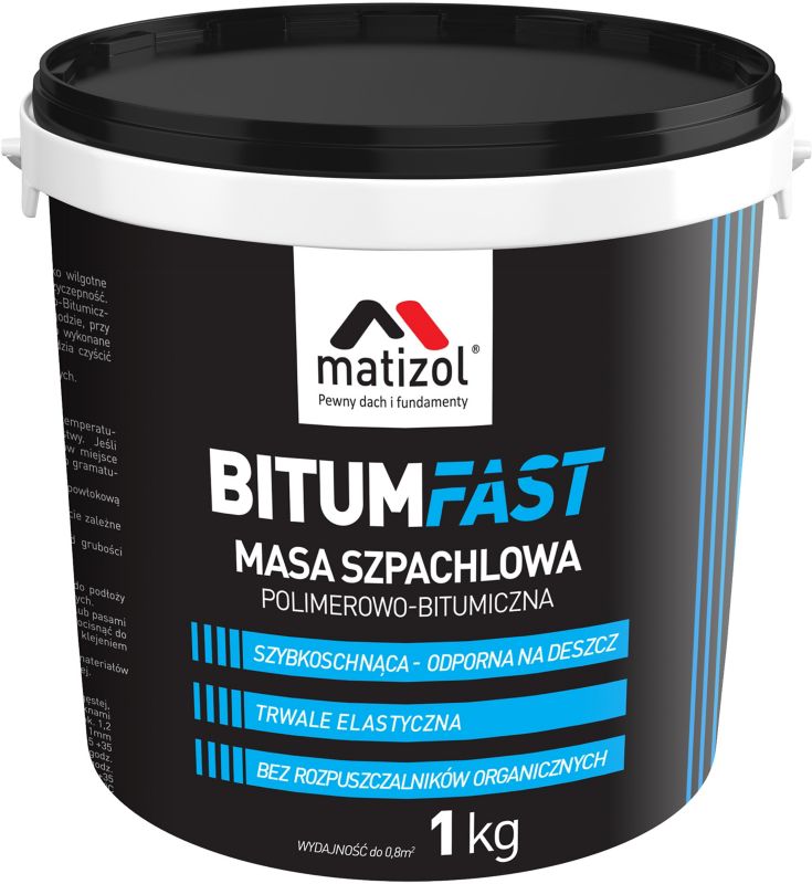 Masa szpachlowa Matizol Bitumfast 1 kg