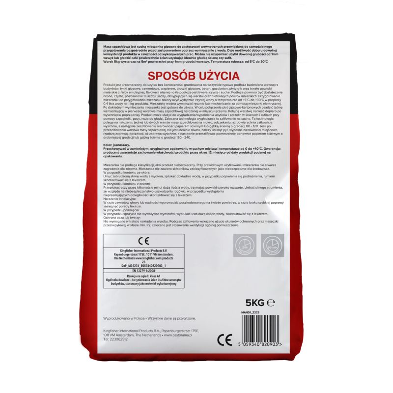 Masa szpachlowa Volden 5 KG