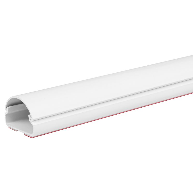 Maskownica kabli RTV MasterLED 100cm 30mm PCV samoprzylepna biała 1 szt.