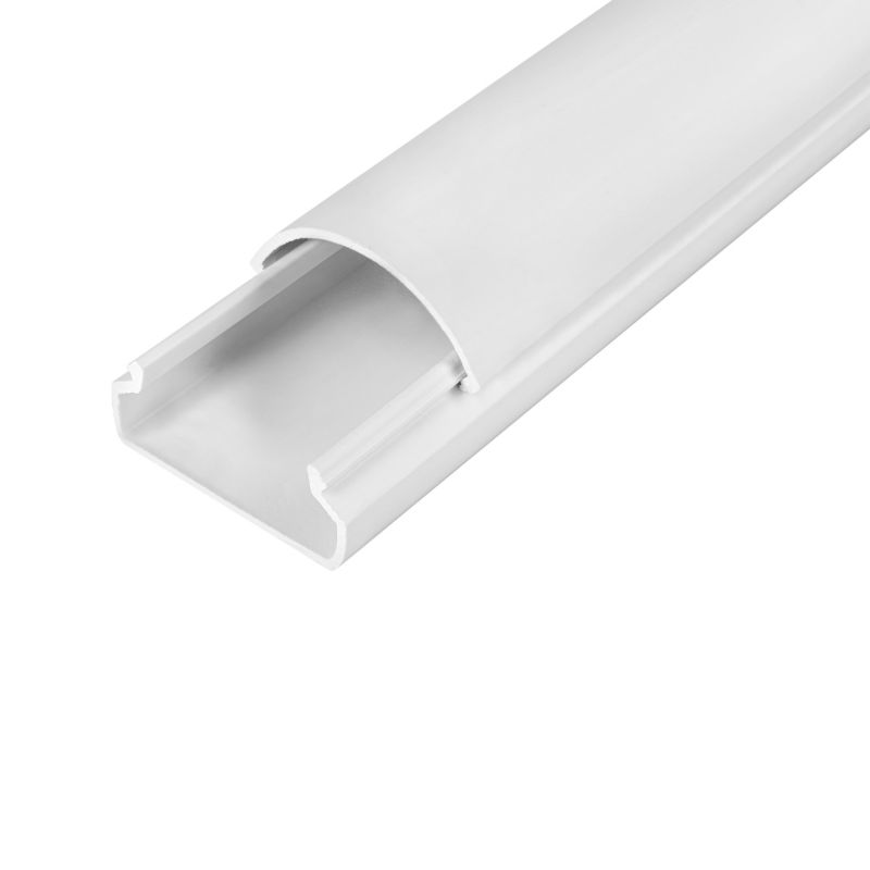 Maskownica kabli RTV MasterLED 100cm 30mm PCV samoprzylepna biała 1 szt.