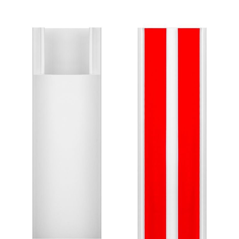 Maskownica kabli RTV MasterLED 100cm 30mm PCV samoprzylepna biała 1 szt.