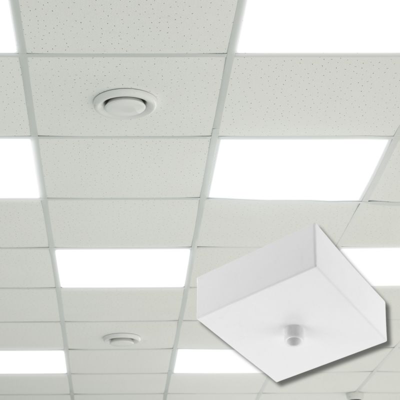 Maskownica sufitowa GTV AE-MAS80X80-10 80 x 80 x 30 mm biała 1 szt.