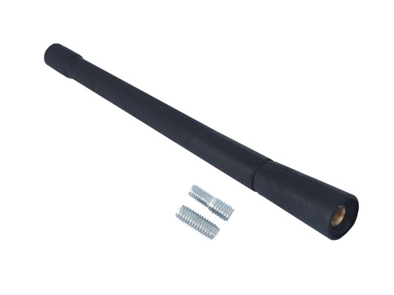 Maszt antenowy 17 cm, gumowany, z 2 adapterami: 5 i 6 mm, 1szt.