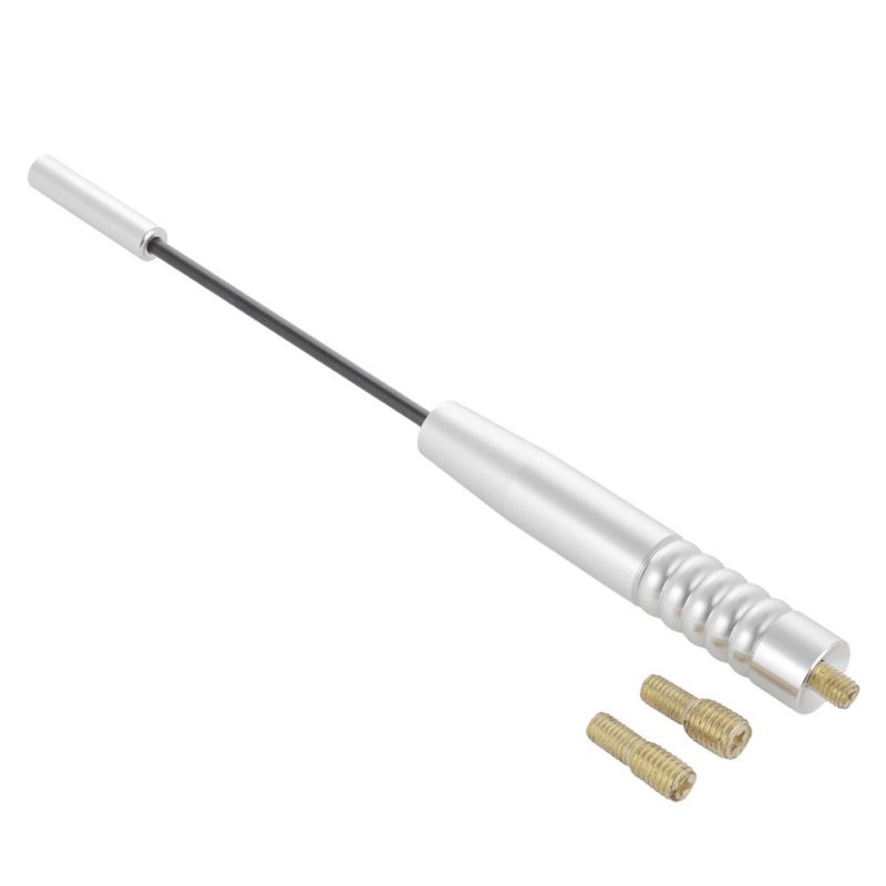 Maszt antenowy 18 cm, adaptery 5/6 mm, chromowany, Carmotion, 1 szt.
