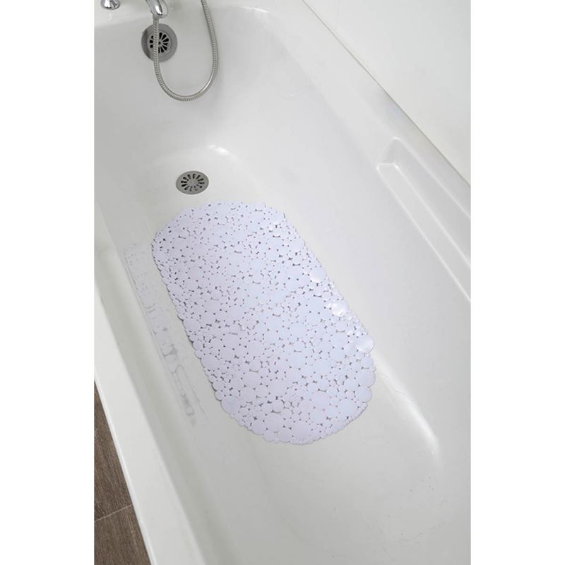Mata antypoślizgowa Bubbles TENDANCE biała do wanny 69x36 cm 1 szt.