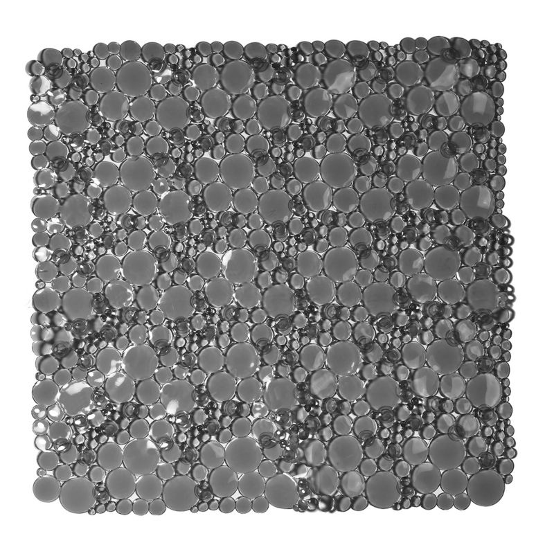 Mata antypoślizgowa Bubbles TENDANCE szara pod prysznic 50x50 cm 1 szt.