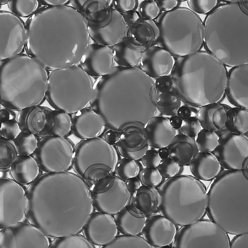 Mata antypoślizgowa Bubbles TENDANCE szara pod prysznic 50x50 cm 1 szt.
