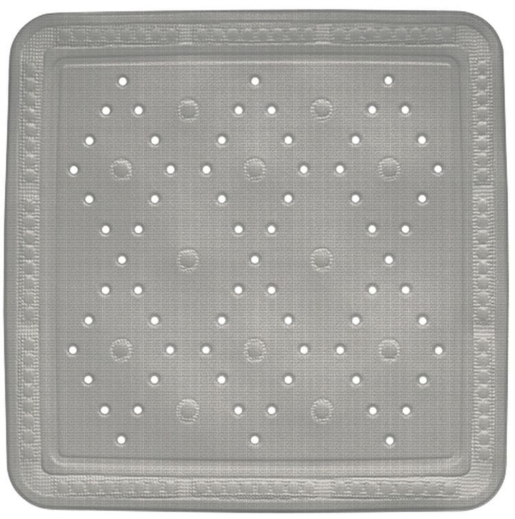 Mata antypoślizgowa Kela Kreta 55x55 cm pvc szara 1 szt.