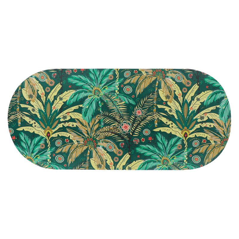 Mata antypoślizgowa owalna Litos TENDANCE kolorowa w liście 45x100 cm 1 szt.