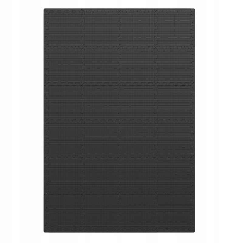 Mata Artdesign 24 puzzle możliwość dopasowania do potrzeb i pomieszczenia pod sprzęt do ćwiczeń 171 cm x 115,5 cm czarny 1 kpl.