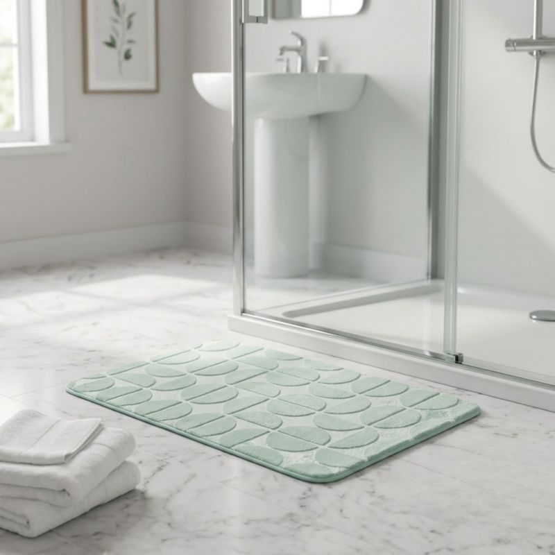Mata łazienkowa Roy Tendance 50x80 cm zielona dywanik łazienkowy 1 szt.