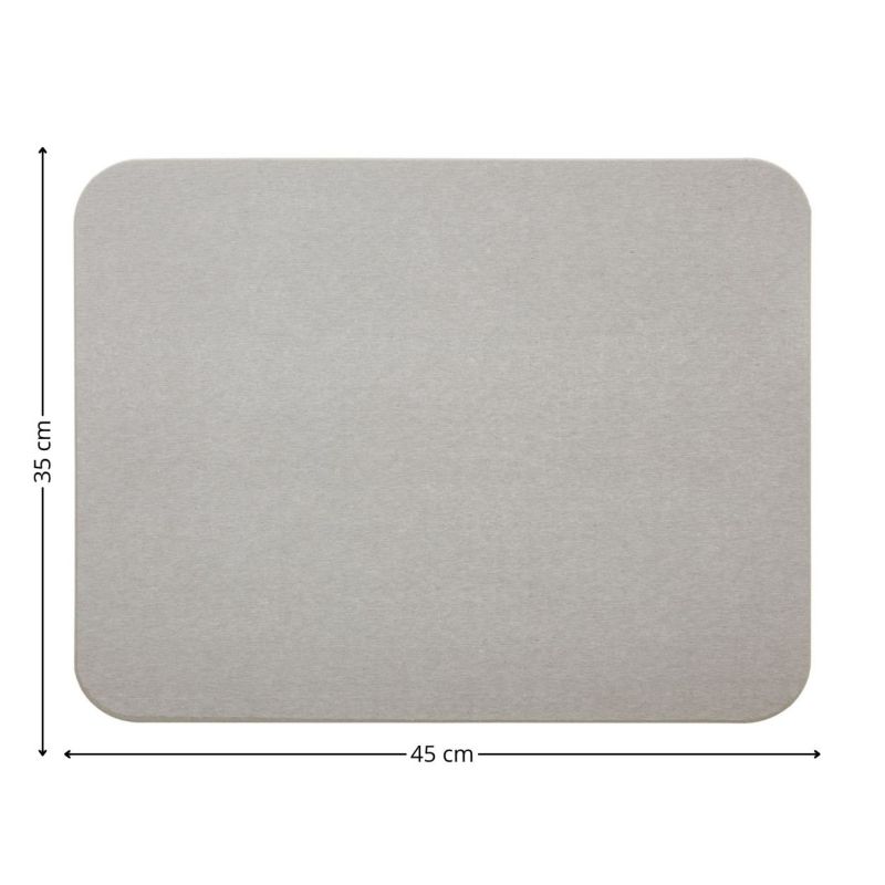 Mata łazienkowa z diatomitu 5Five Simply Smart szara 35 x 45 cm 1 szt.