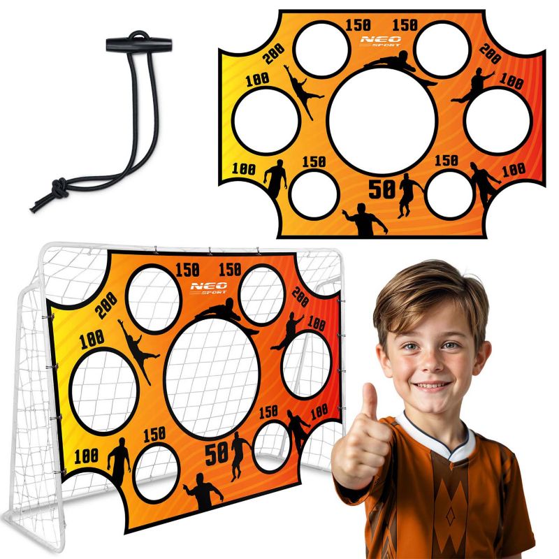 Mata celnościowa do bramek Neo-sport 215x150cm pomarańczowa 1szt.