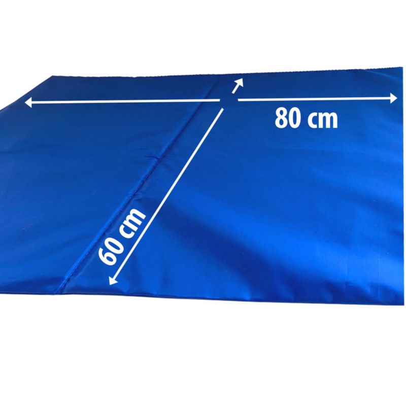 Mata Chłodząca EDANTI Żelowa Dla Psa Wodoodporna Legowisko Chłodzące Niebieski L 80x60 Cm 1 szt.
