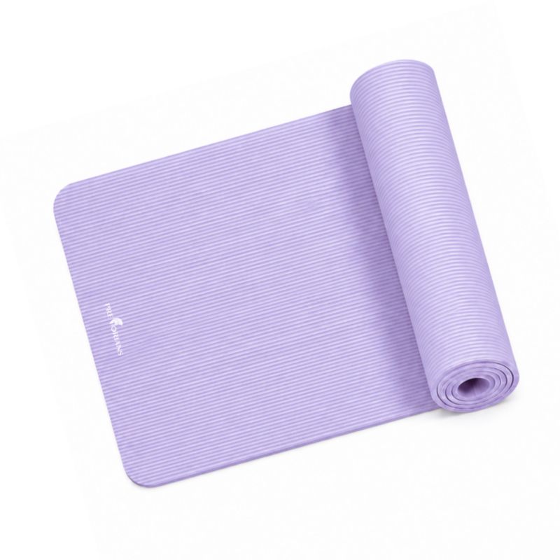 Mata do ćwiczeń Be-active.pl gruba gimnastyczna NBR 183x61x1,5 cm fitness do jogi i pilatesu fioletowa 1 szt.