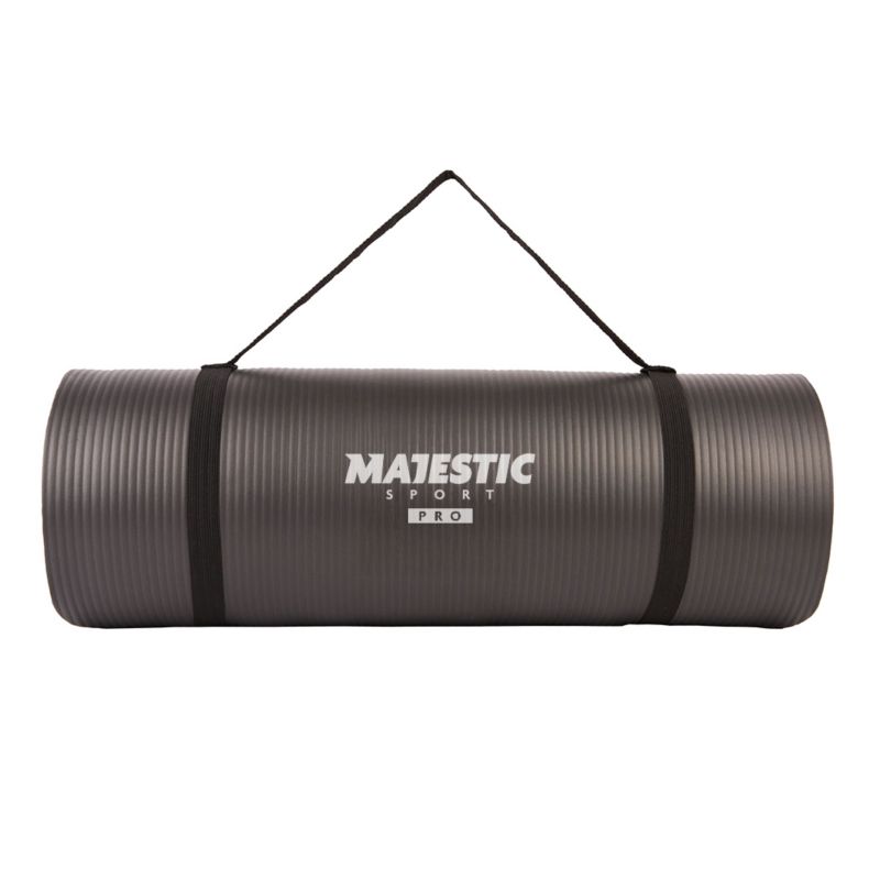 Mata do ćwiczeń Majestic Sport NBR ESTERA 183x61x1,5 cm czarna 1 szt.