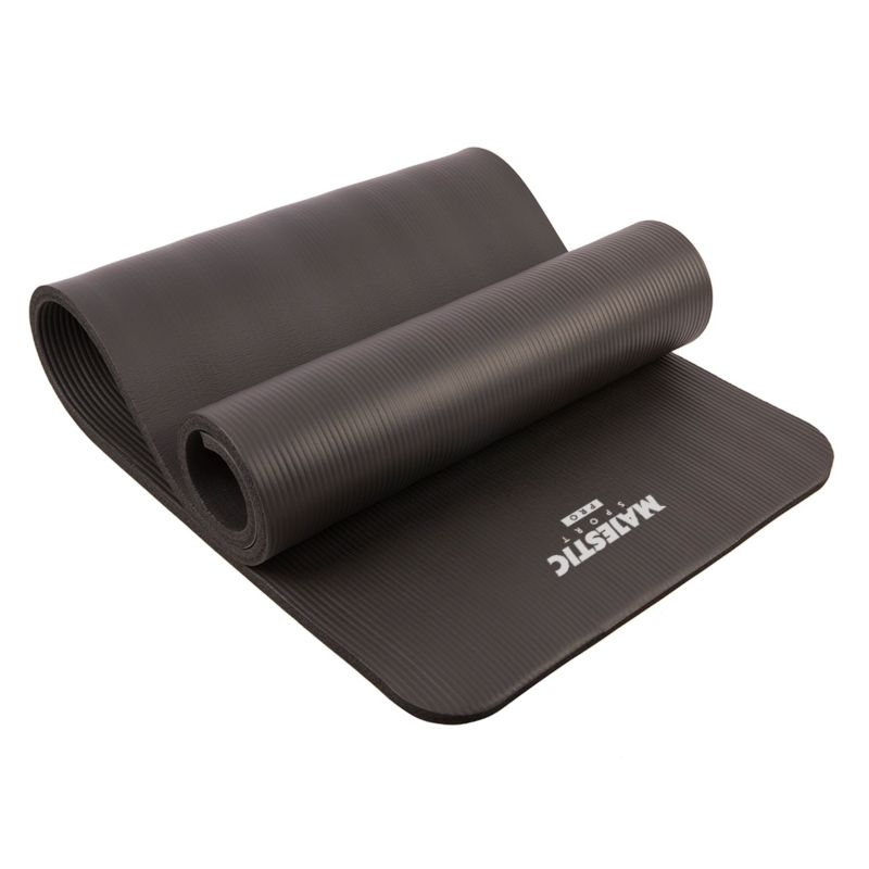 Mata do ćwiczeń Majestic Sport NBR ESTERA 183x61x1,5 cm czarna 1 szt.