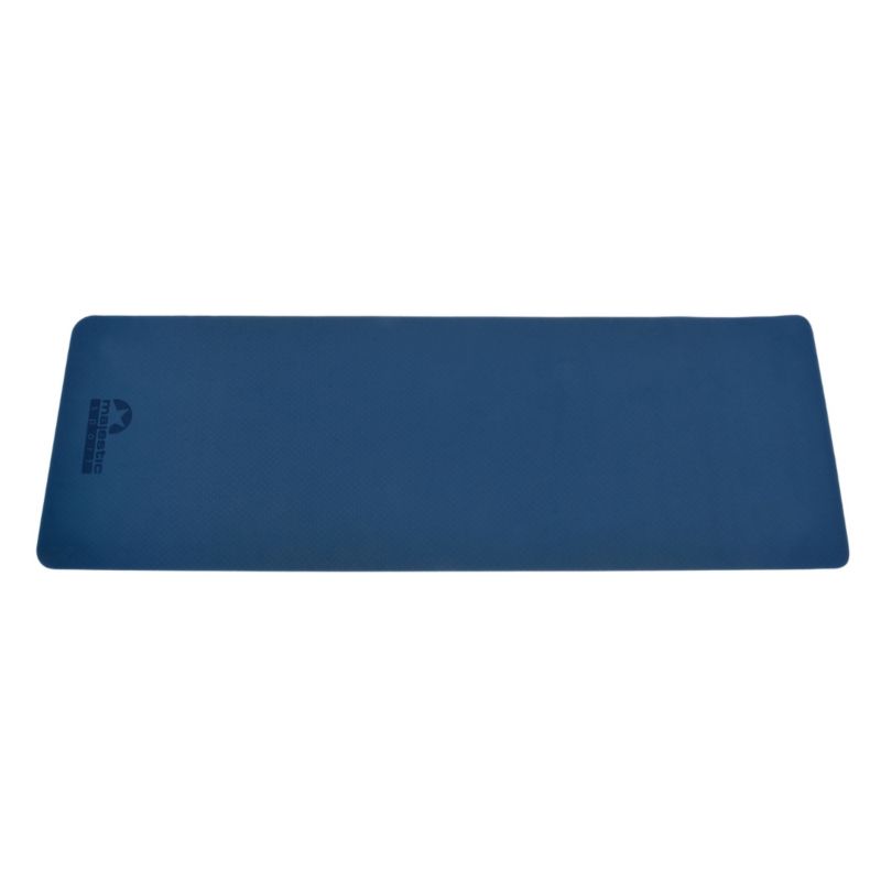 Mata do ćwiczeń Majestic Sport YOGA 183x61x0,6 cm niebieska 1 szt.
