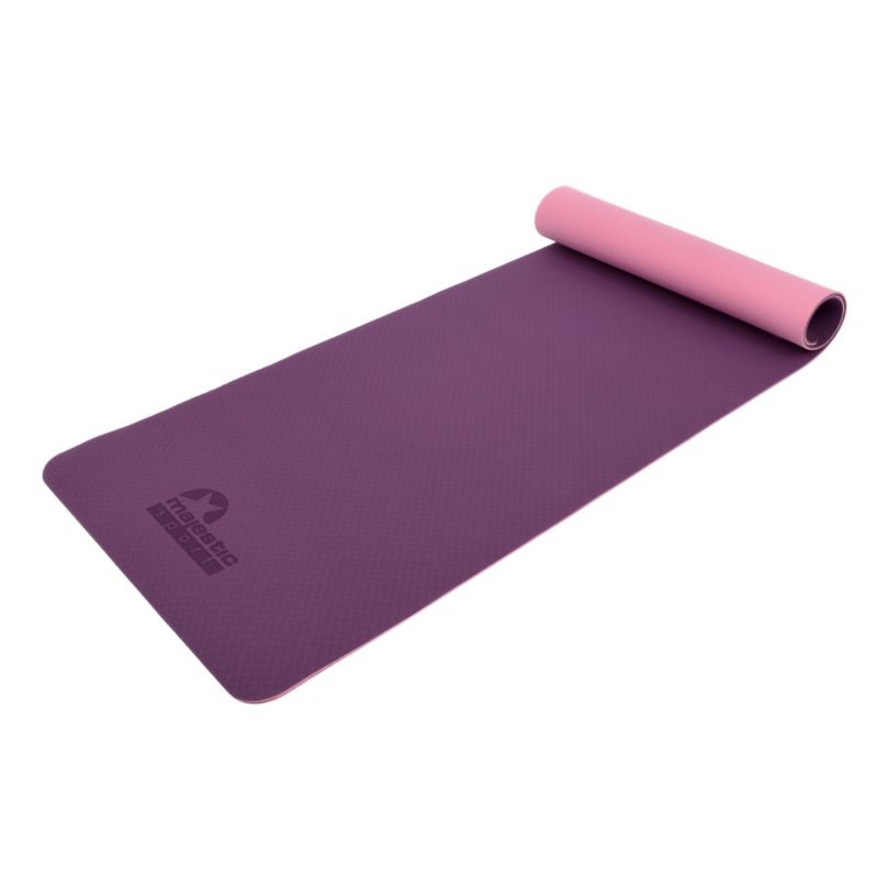 Mata do ćwiczeń Majestic Sport YOGA 183x61x0,6 cm różowa 1 szt.