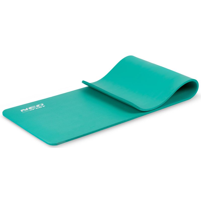 Mata do ćwiczeń Neo-sport 192301 183x60x1,5cm antypoślizgowa turkusowa 1szt.