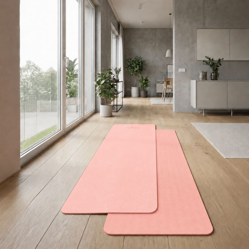 Mata do ćwiczeń TPE Pretorians gimnastyczna do jogi, pilatesu, fitnessu gruba 1 cm brzoskwiniowa 1 szt.