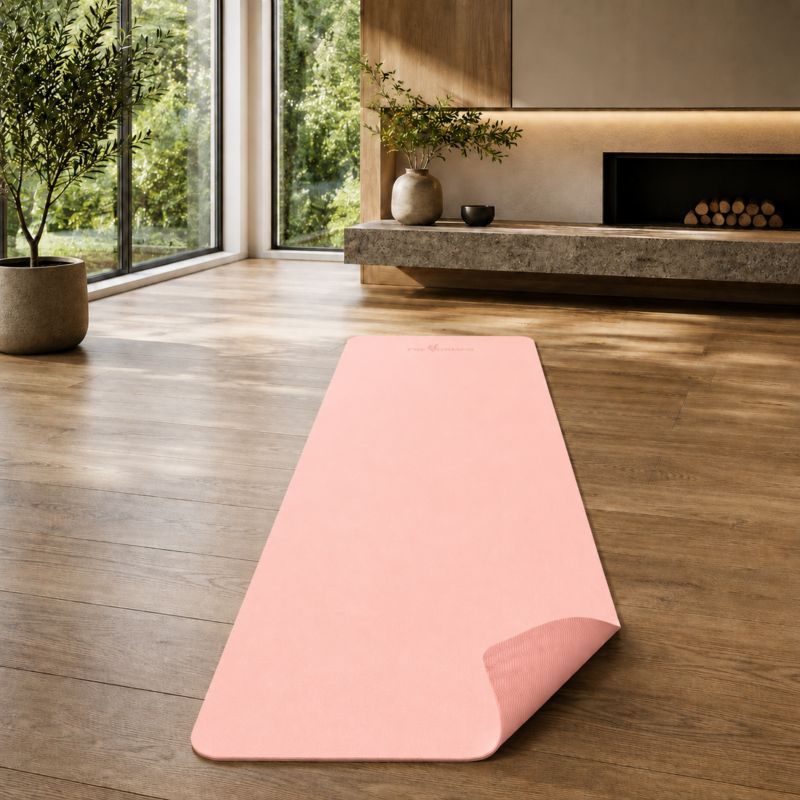 Mata do ćwiczeń TPE Pretorians gimnastyczna do jogi, pilatesu, fitnessu gruba 1 cm brzoskwiniowa 1 szt.