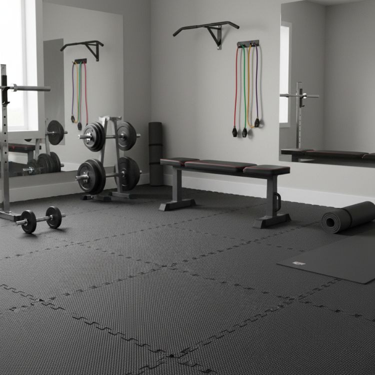 Mata FUNFIT GYM&FITNESS 180x120 cm pod sprzęt do ćwiczeń piankowe puzzle ochronna  1 szt
