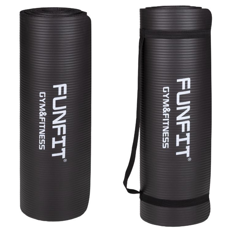 Mata FUNFIT GYM&FITNESS do jogi ćwiczeń fitness 183x61 cm materac do pilates 1 szt.
