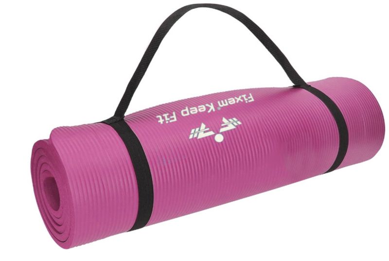 Mata gimnastyczna treningowa do ćwiczeń jogi fitness gruba 1,5cm 190x63cm Fixem 1szt