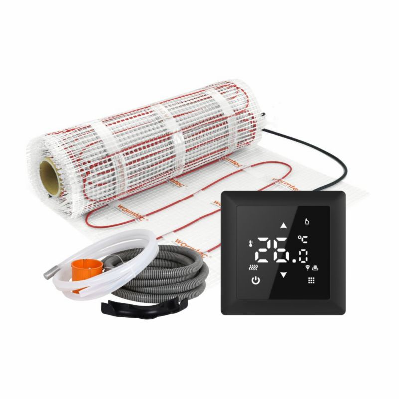 Mata grzewcza grzejna pod płytki Warmtec 1,5m² 170W/m² Wi-Fi zestaw DS2-15/WRT31W-CZ 1 szt.
