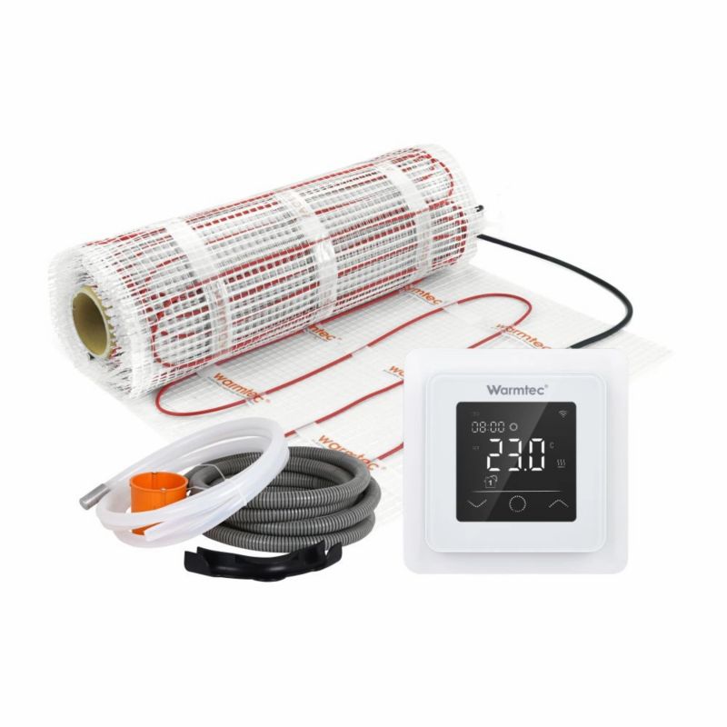 Mata grzewcza grzejna pod płytki Warmtec 10m² 170W/m² Wi-Fi zestaw z regulatorem DS2-100/ZTS 1 szt.