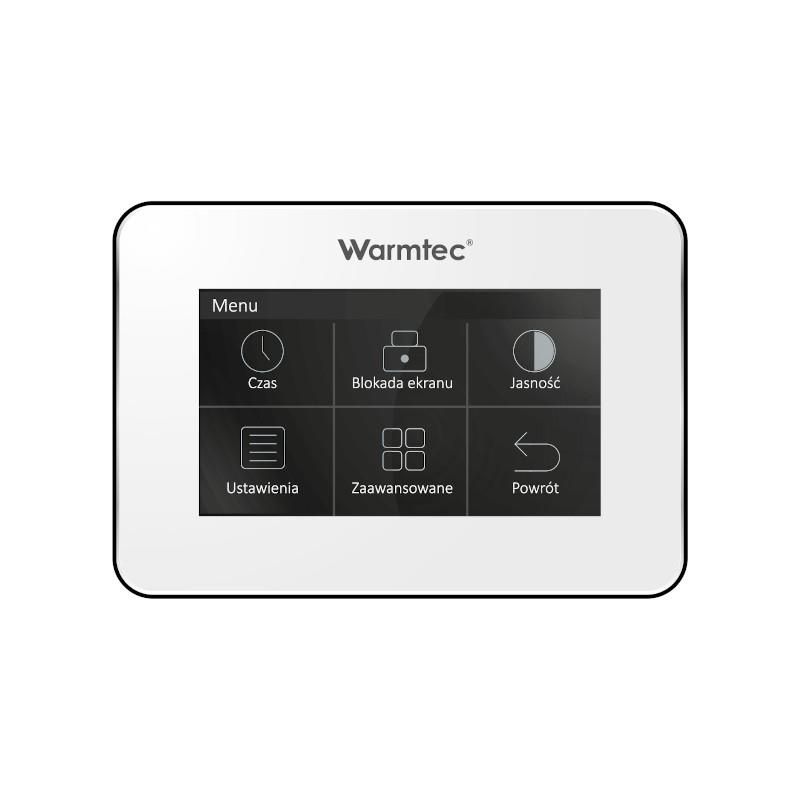 Mata grzewcza grzejna pod płytki Warmtec 2m² 170W/m² Wi-Fi zestaw biały regulator DS2-20/XTS 1 szt.