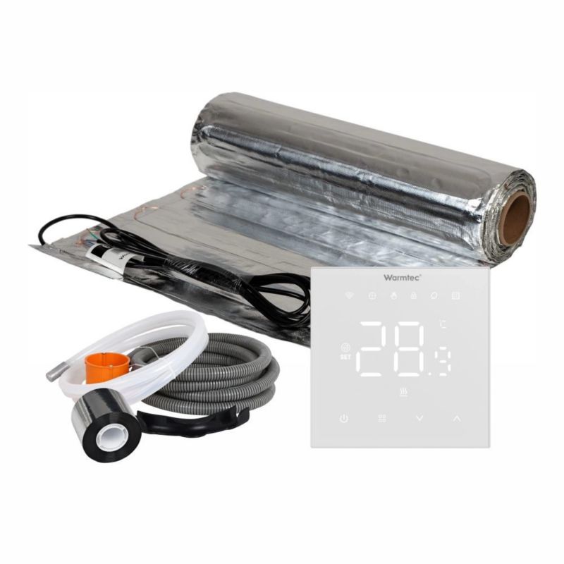 Mata grzewcza grzejna pod panele Warmtec 12m² 150W/m² Wi-Fi zestaw regulator AL-120/XRT01 1szt.