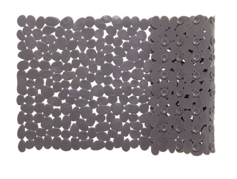 Mata łazienkowa GoodHome Koros do wanny 40 x 70 cm antracyt