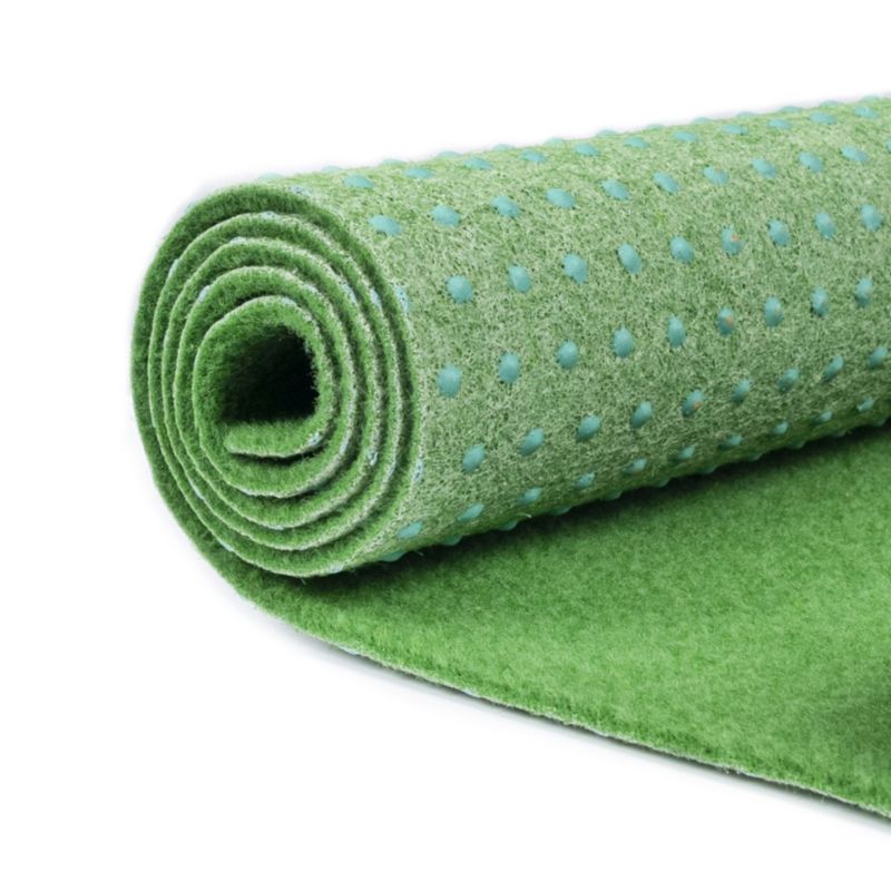 Mata na balkon 6 mm szer. 2 m Solid Mazovia Wodoodporna Wykładzina na Taras do Ogrodu Antypoślizgowa Zielona Odporna UV 0,5 mb