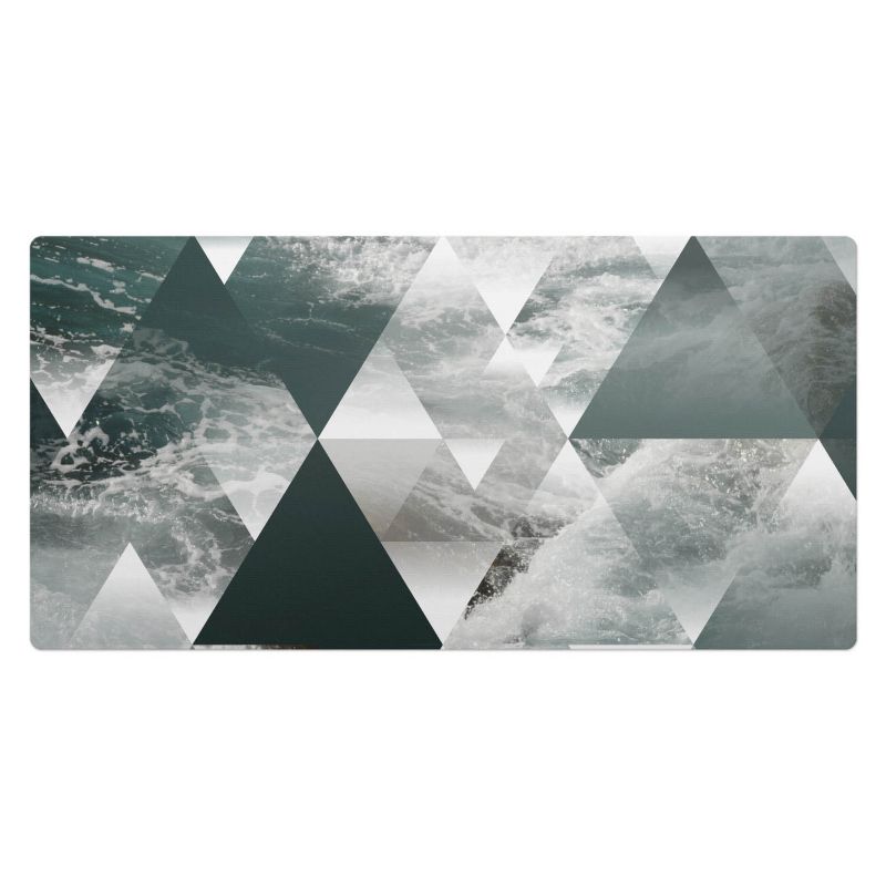 Mata ochronna na biurko Wallfluent 100x50 cm Geometryczne fale 1 szt.